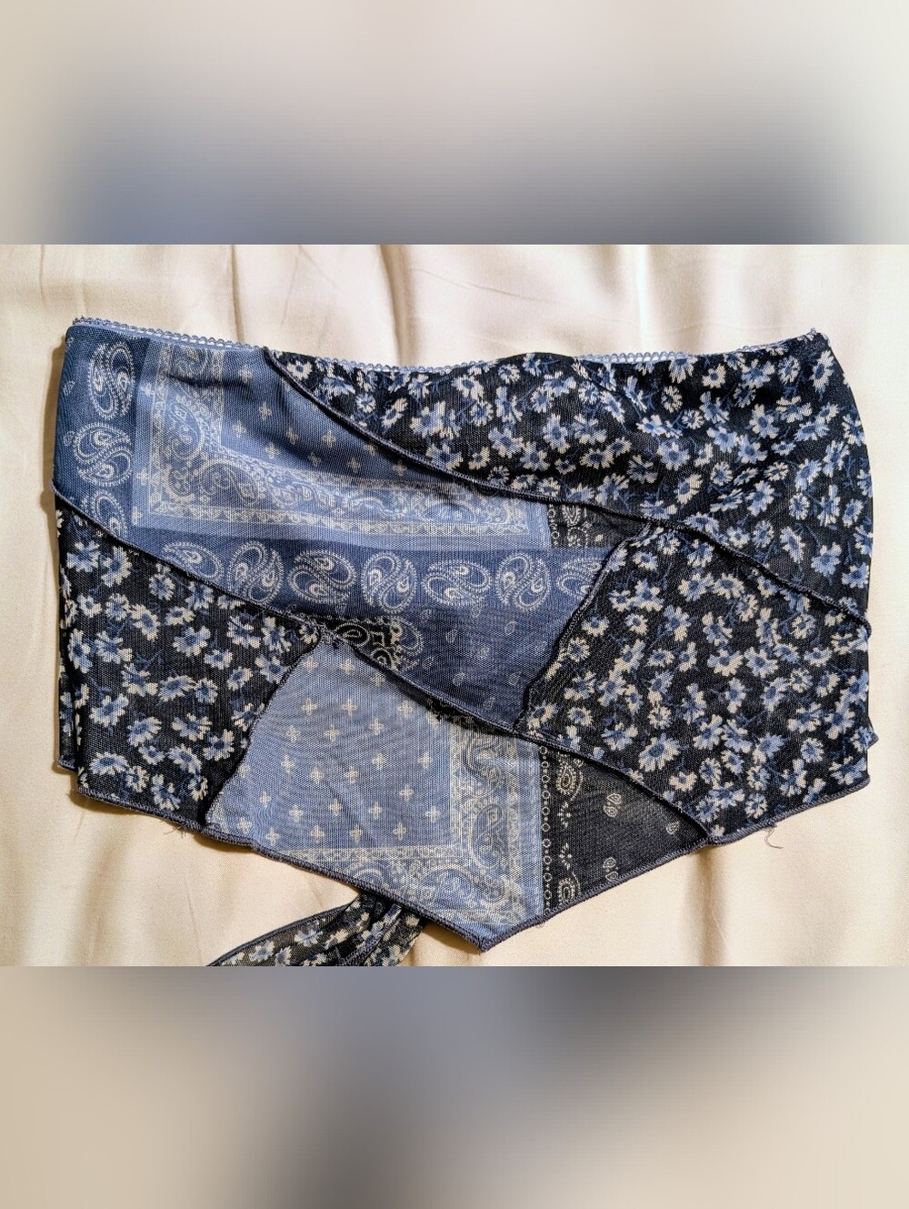 Strapless Bandana Top
